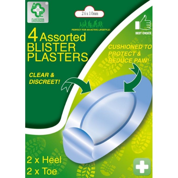 Blister Assorted Plasters 4's 