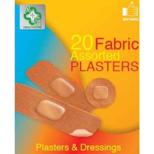 Fabric Assorted Plasters 20's 