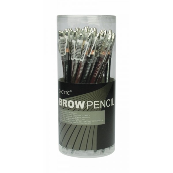 Technic Eyebrow Pencil With Sharpener & Brush 3 Colours (10)