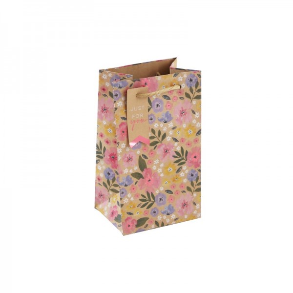 Kraft Floral Perfume Bag (12)
