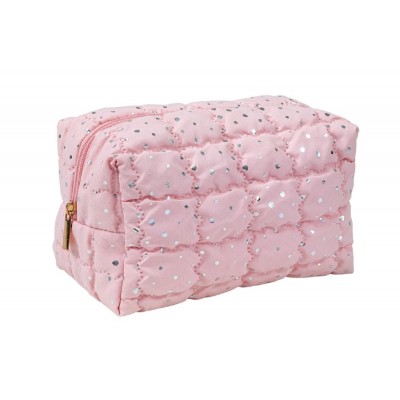 Pink Quilted Toiletry Bag (6)