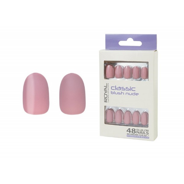 48 Classic Blush Nude Nails + 2g Glue (6)