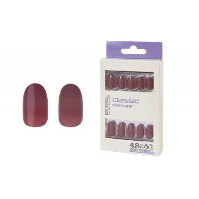 48 Classic Demure Nails +2g Glue (6)