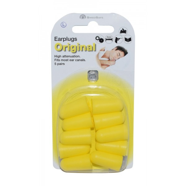 Swedsafe Original Earplug Large 5pairs 