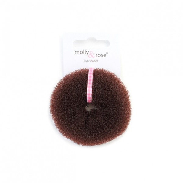 Bun former / small size brown. 70mm (12)