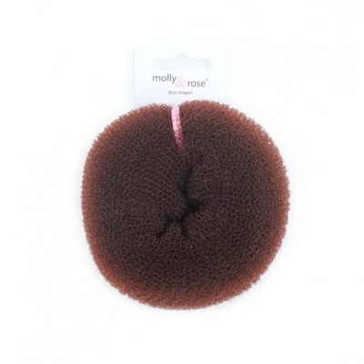 Bun former / large size brown. 11cm (6)