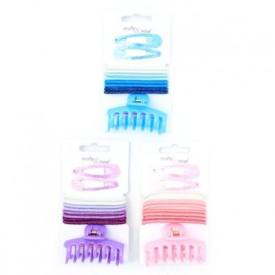 Sleepies, elastics & clamp set (6)