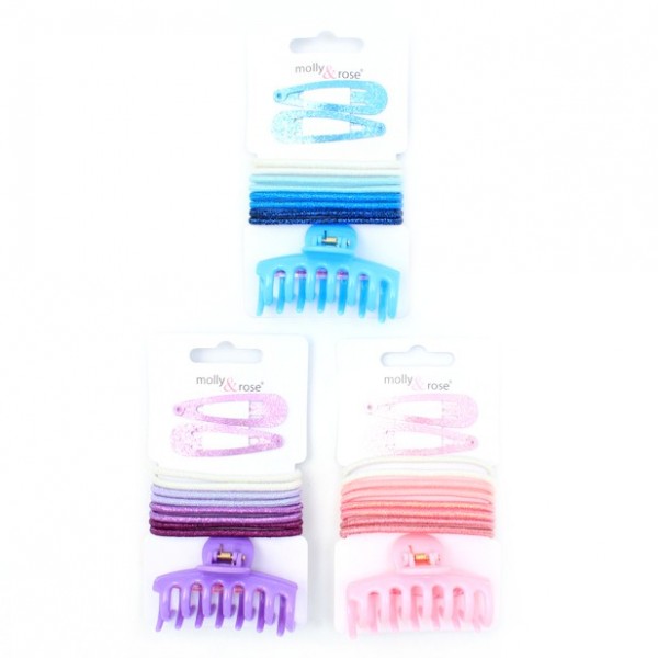 Sleepies, elastics & clamp set (6)