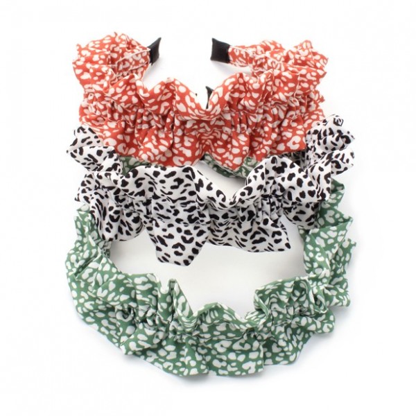 Aliceband / frill edged aliceband in animal print (6)