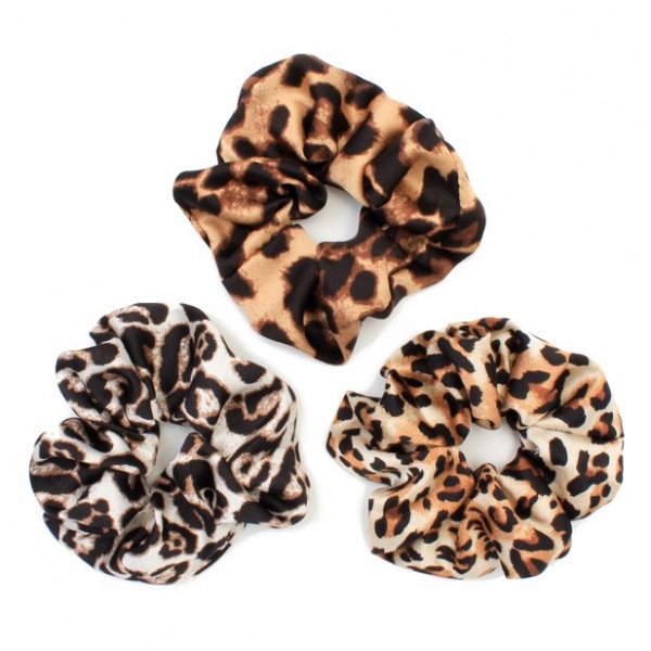 Large Animal Print Scrunchie