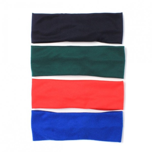 Bandeau / plain fabric bandeau in school colours (8)