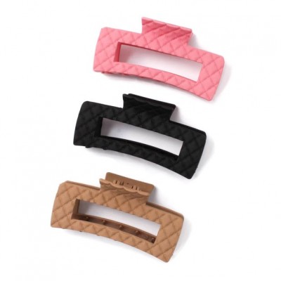 Quilted Effect Open Rectangle Clamp 10cm