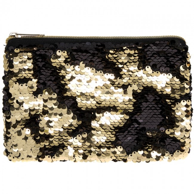 black sequin purse