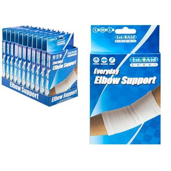 3 Asst Size Elasticated Elbow Support (12)