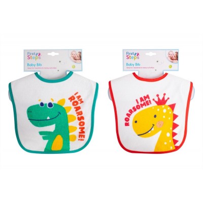 Baby Bib 2/asstd (Zero Vat)