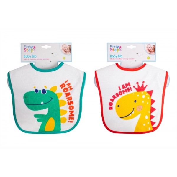 Baby Bib 2/asstd (Zero Vat)