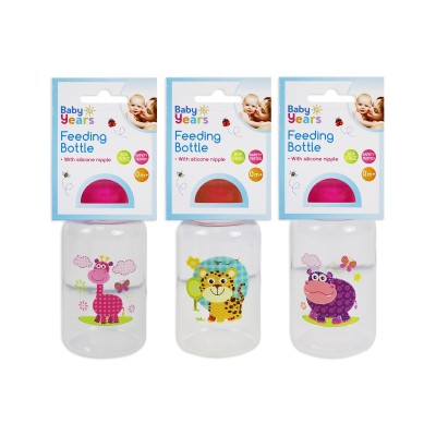 New born baby bottle 150ml 3 asstd 