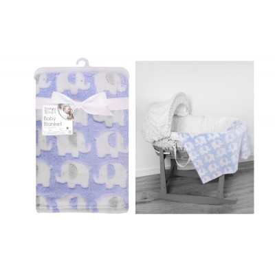 Baby Blanket 70 X90cm Elephant (4)