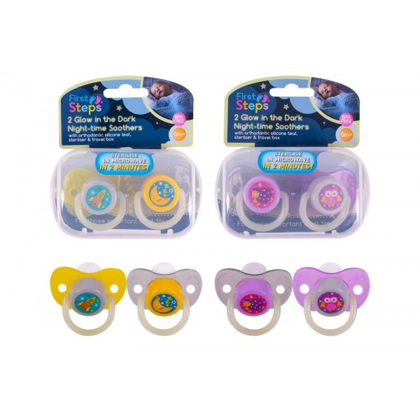 Night-time Soother & Sterliser Box 2 Pack