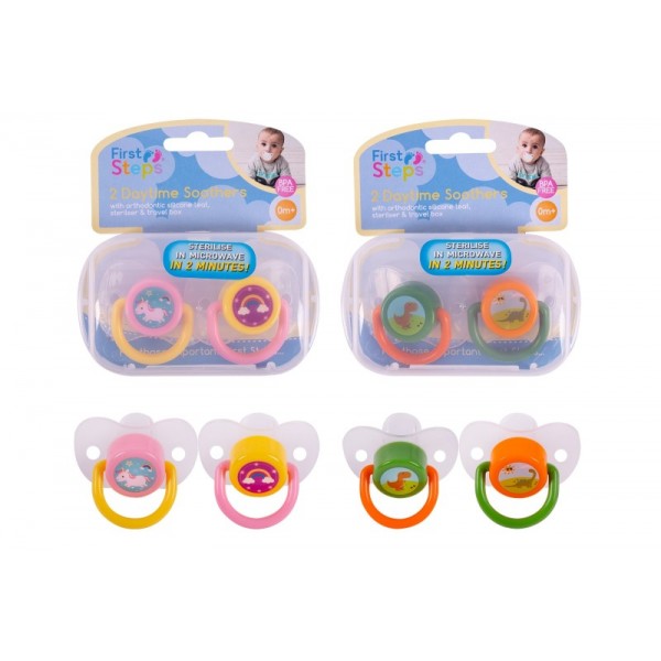 Daytime Soother & Steriliser Box 2 Pack