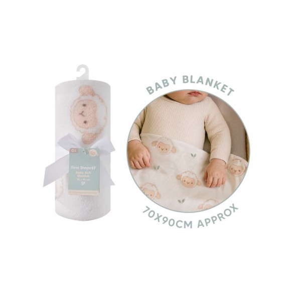 Farm Friends Lamb Baby Blanket (6)