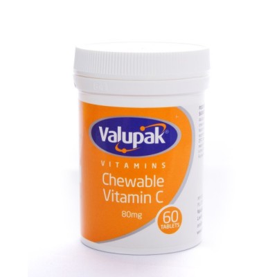 Vitamin C - Chewable 80mg Tablets 60s