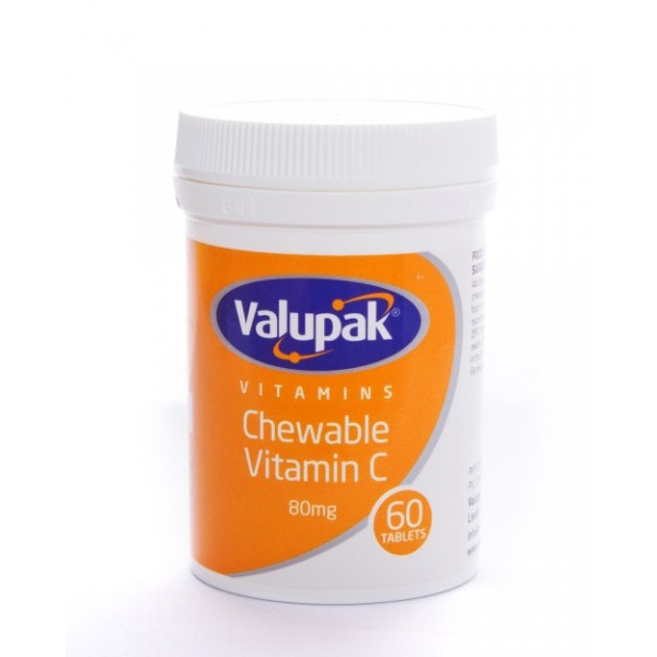 Vitamin C - Chewable 80mg Tablets 60s