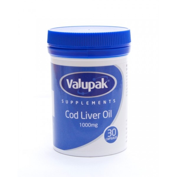 Cod Liver Oil 1000mg Capsules 30s