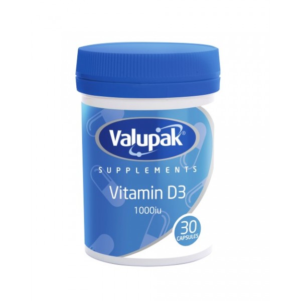 Vitamin D3 1000iu Capsules 30s