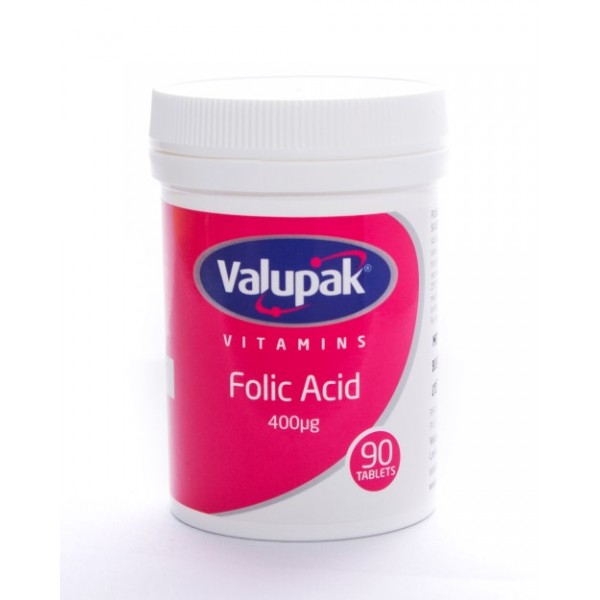 Folic Acid 400ug Tablets 90s