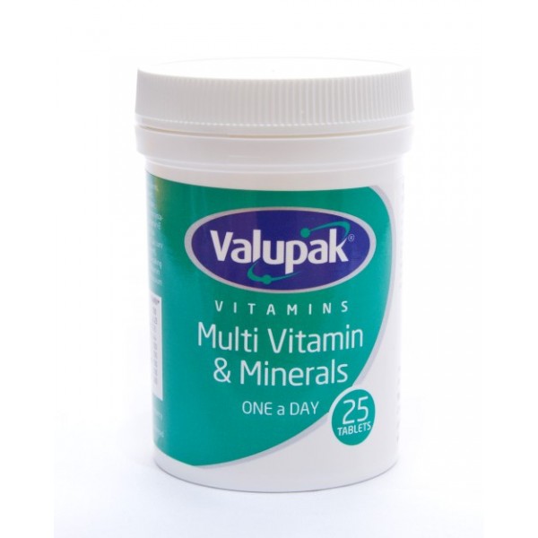 Multi Vitamin And Minerals Oad Tablets 25s