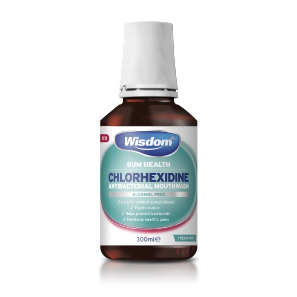 Wisdom - Gum Health Chlorohexidine Mouthwash 300ml Mint A/F