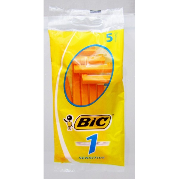 Bic 1 Disposable Razors - Sensitive 5's