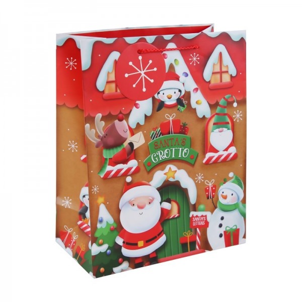 Santa's Grotto Large Gift Bag (12)