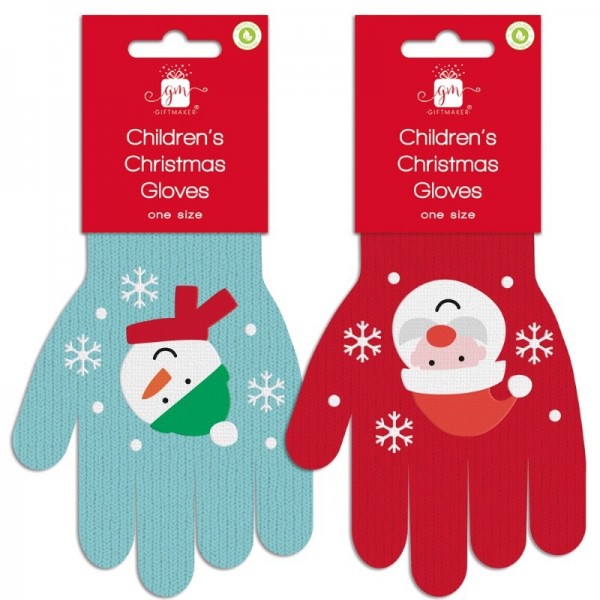 Children's Xmas Gloves 2des (12)