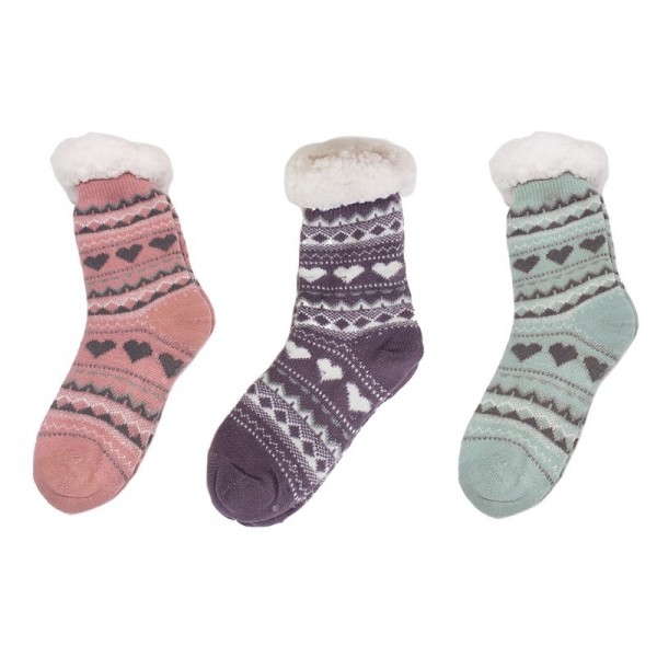 Cozy Lady Socks 3 Asstd(12)