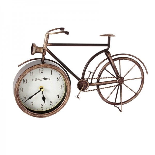 Hometime Mantel Clock - Bicycle Arabic Dial (2)