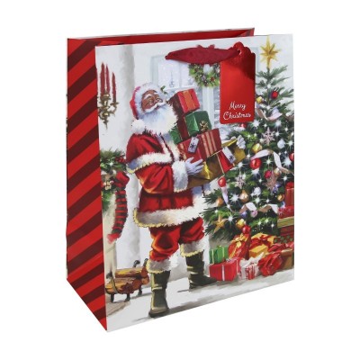 Joyful Santa Lge Bag 2 Asstd  (12)