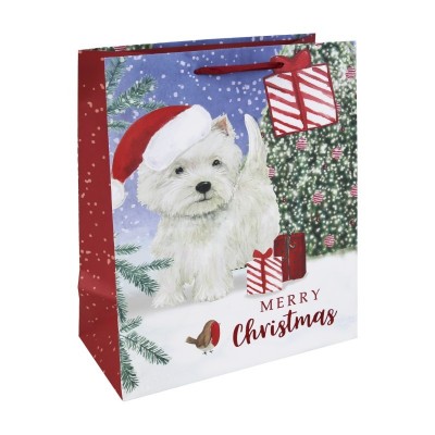 Westie White Kraft Large Bag  (12)