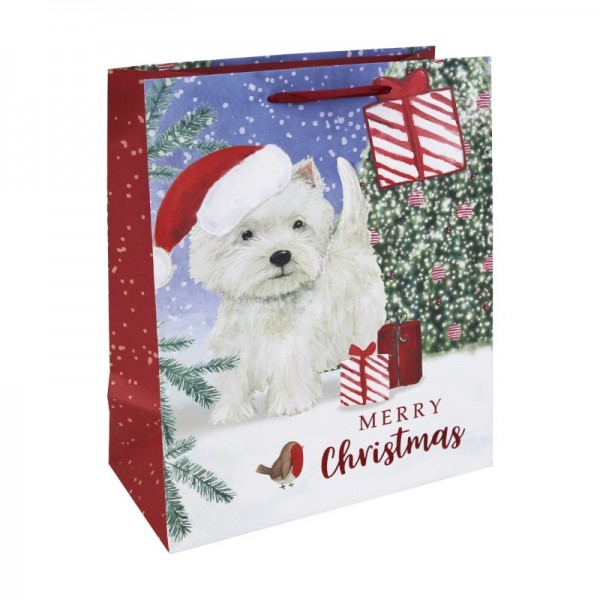 Westie White Kraft Large Bag  (12)