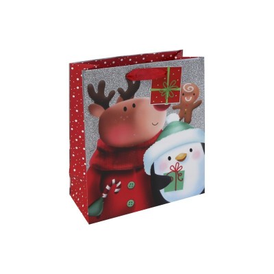 Xmas Pals Glitter Med Bag  (12)
