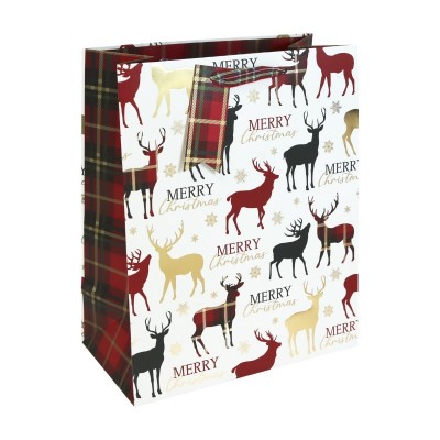 Merry Xmas Stag Large Bag  (12)