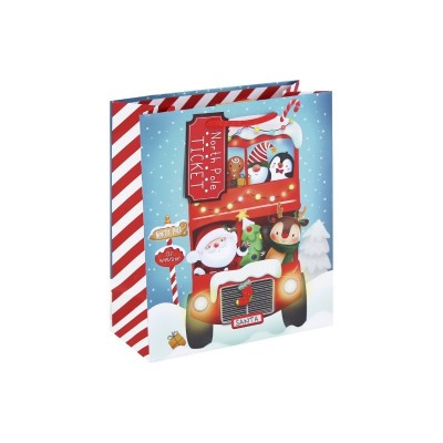 Santa Fri Bus Wide Medium Bag  (12)