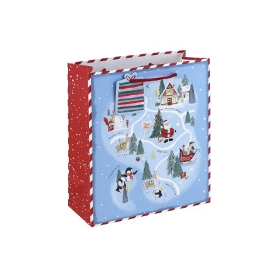 North Pole White Kraft Medium  (12)