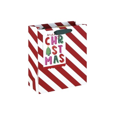 Merry Xmas Candy Cane Medium Bag  (12)