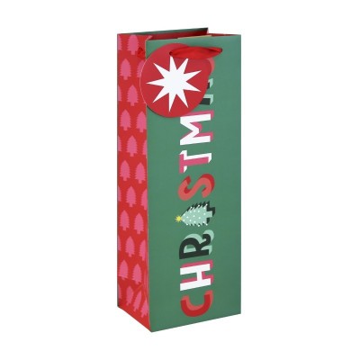 Merry Xmas Brights Bottle Bag  (12)