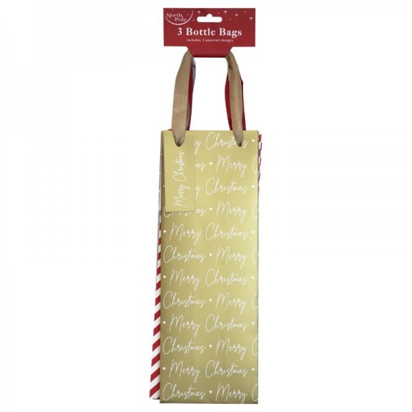 3pk Asstd Bottle Gift Bags  (12)