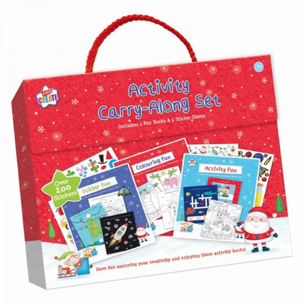 Xmas Sticker Carry Along Set (12)