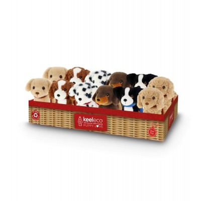14cm Keeleco Puppy Love On Lead 12 Asstd (12)