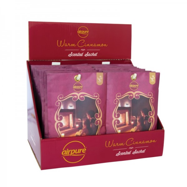 Single Scented Sachet In Cdu (Warm Cinnamon) 24